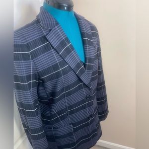 Plaid blazer